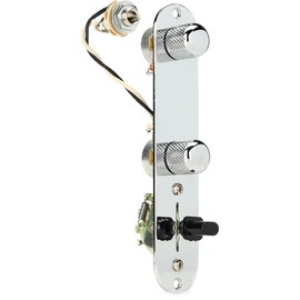 DiMarzio GW2100A1 Tele Wiring for Telecaster Electric Guitar, Soldered Ready to Install Kit with Bezel, 250k Pots, Caps, Socket, Capacitors, and 3 Way Switch