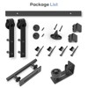 EaseLife 5 FT Sliding Barn Door Track and Handle Hardware