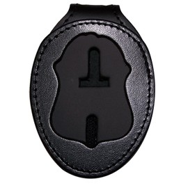 Perfect Fit FBI Belt Clip Badge Holder with Pocket and Chain (Cutout PF39)…