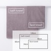 Hydrogin Chitan 61-5019250 Basic Face Towels, Set of 5, Gray,