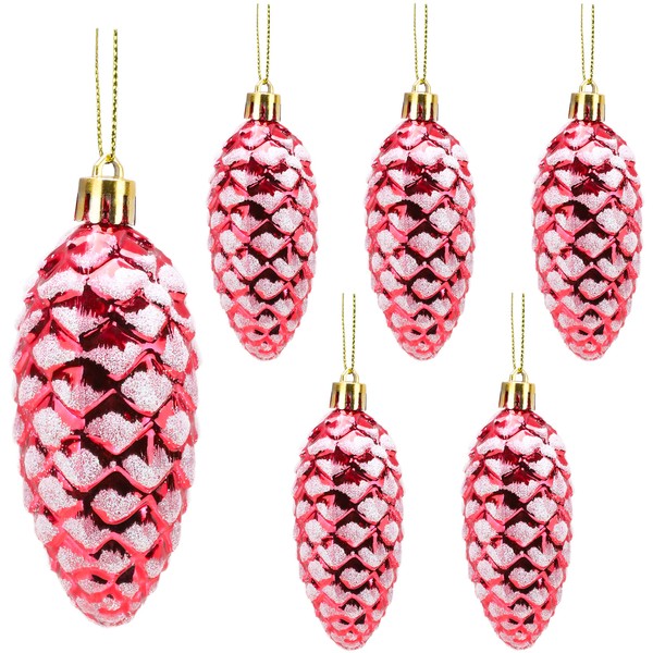 Christmas Concepts® Pack of 6 – 90mm (3.5") Shiny &