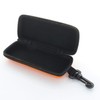 Eyeglass Case, Urethane Semi Hard Case, Square (Zipper Type with