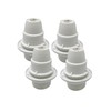 HALOTEC Pack of 4 lamp holders E14, with thread and