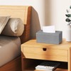 ArcaGuru Tissue Box Cover, Leather Tissue Box Holder, Stylish Tissue