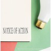 Acorn Sales - Large Notice Of Action Rubber Stamp