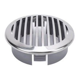 4Pcs Boats Airflow Vent Cover, 4in Stainless Steel Grill Vent Cover for Yachts RVs, Boats Air Outlet Grill Marine Parts