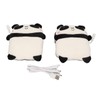 USB Heated Gloves Cartoon Shaped Keep Warm Adjust Strap Electric