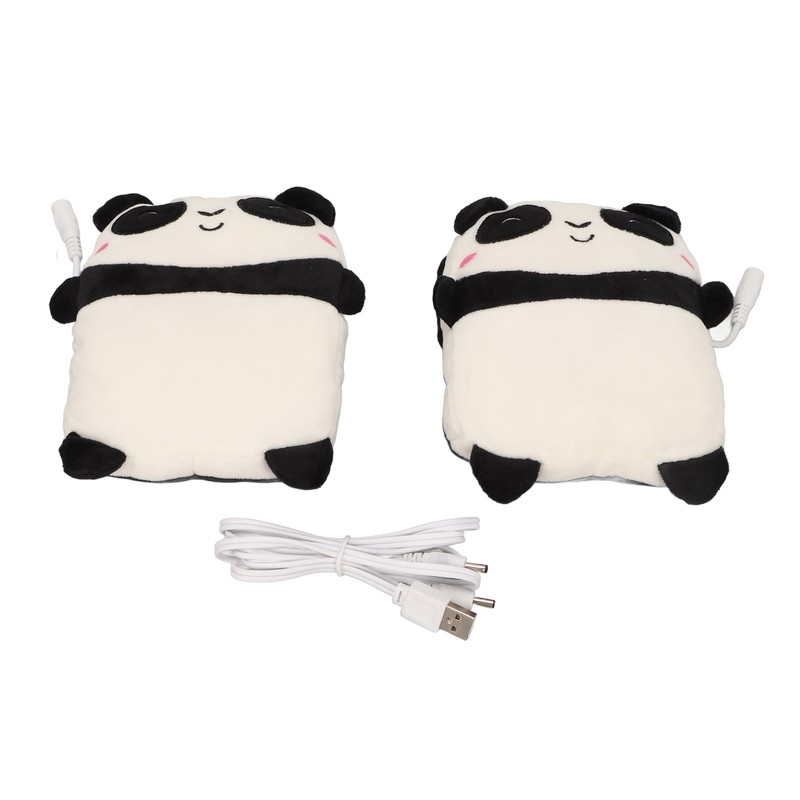 USB Heated Gloves Cartoon Shaped Keep Warm Adjust Strap Electric