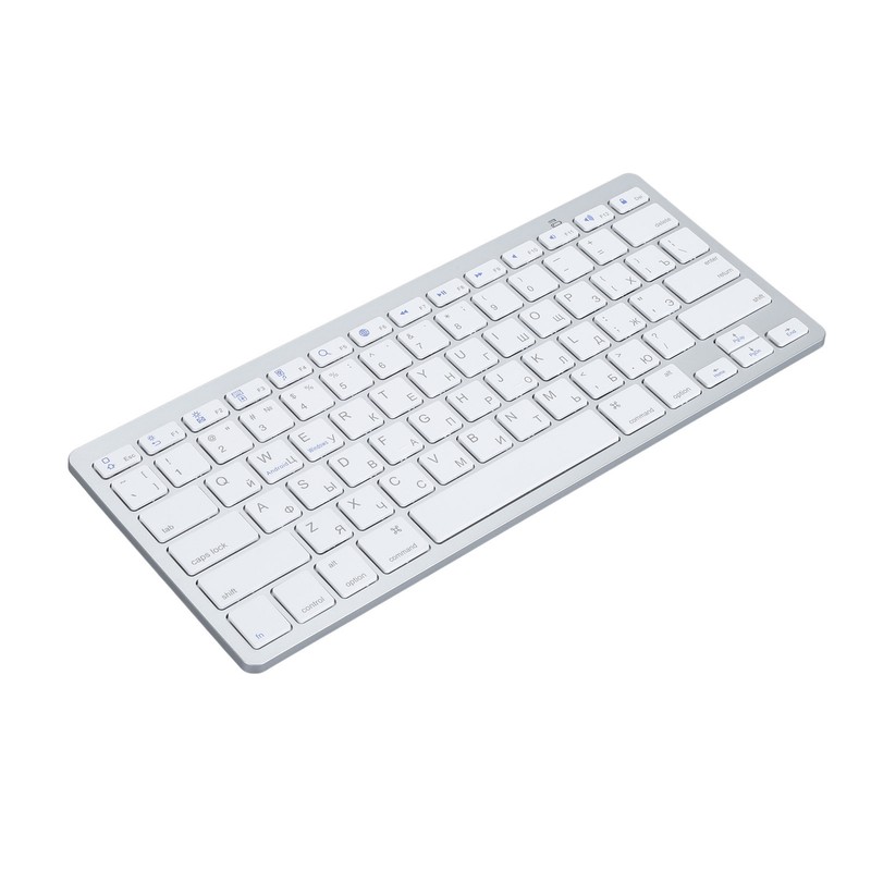 Ultra Thin Keyboard BT Wireless Splashing Proof Bilingual Language Keypad
