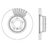Centric Premium High Carbon Alloy Brake Rotor