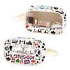 ZJXHPO London Tavel Vacation Gift London Trip Clear Makeup Bag