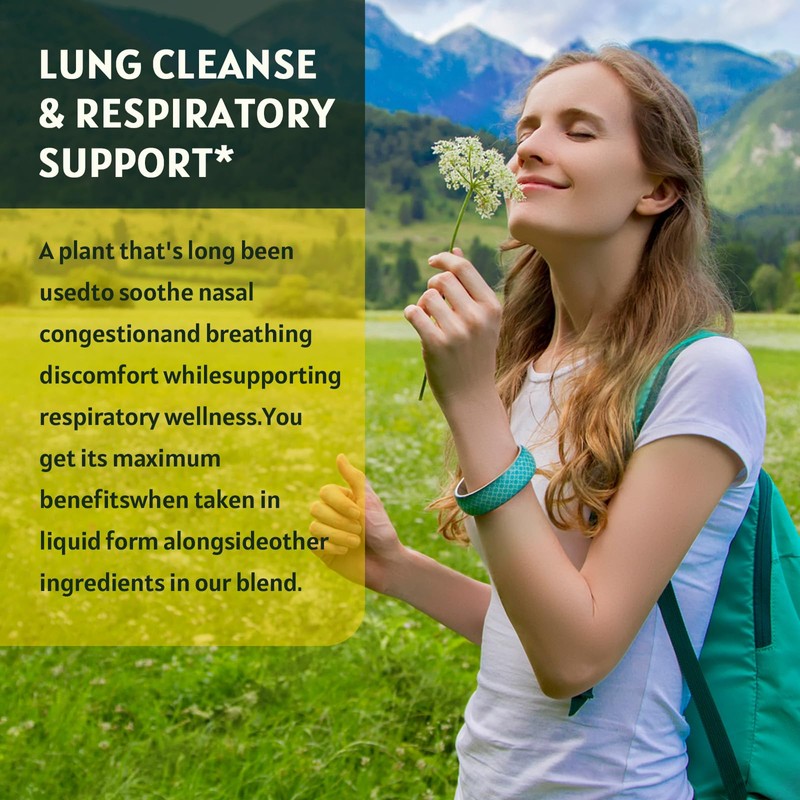 GORNVB (2 Pack) Mullein Drops for Lungs - Lungs Cleanse