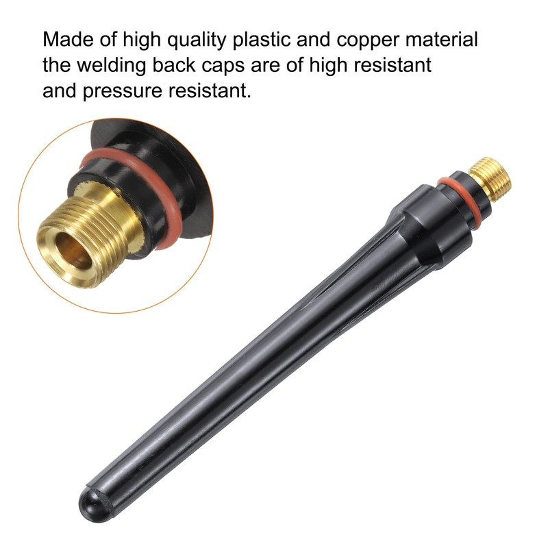 sourcing map 5pcs TIG Back Cap 57Y02 Fit Welding Torch