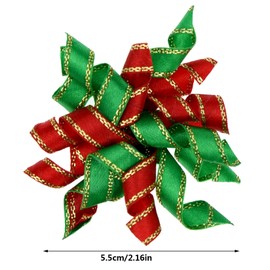 Tongcloud 20 pcs Pet Dog Cat Hair Bows for Xmas Dog Puppy Cat Christmas Hair Bows Hair Accessories with Rubber Bands