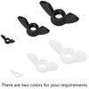 30 PCS M4 M6 M8 Nylon Wing Nuts,Hand Twist Tighten