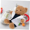 Ropa para Peluches Traje de Doctor 3 Piezas de Tela