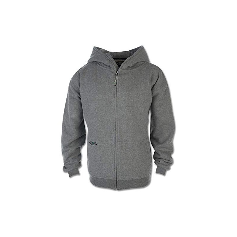 Arborwear Men's Double Thick Full Zip Sweatshirt, Athletic Grey, X-Large