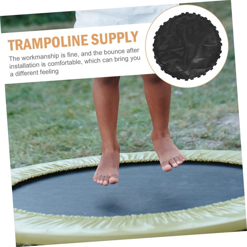 Kisangel Trampoline Mat Trampoline Cover Replacement Trampoline Padding Black Jumping