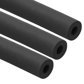 PATIKIL 5/8"(16mm) ID x 6Ft Pipe Insulation Foam Tube, 3Pcs Pipe Cover Wrap Roll Bar Padding Tubing for Handle Grip HVAC Outdoor Air Conditioner Units