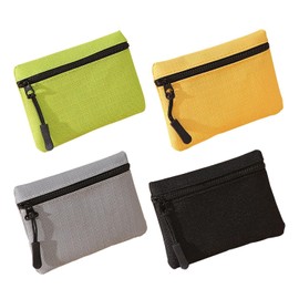 ZGDEIWGF Pack of 4 Small Purse, Women's Wallet, Men's Purse, Portable Wallet, Travel Wallet, gray, Modern