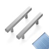 Ravinte 30 Pack 3 Inch Cabinet Pulls Brushed Nickel Sqaure