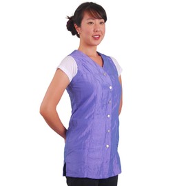 JMT Beauty Sleeveless Purple Salon Smock (S (6))
