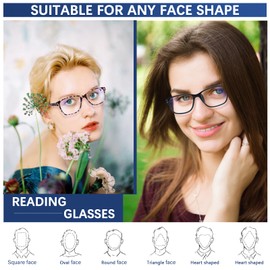 SIGVAN Reading Glasses 5 Packs Blue Light Blocking Eyeglasses Quality Spring Hinge Colorful Computer Readers for Women Men (5 Mix-3, 3.00, multiplier_x)