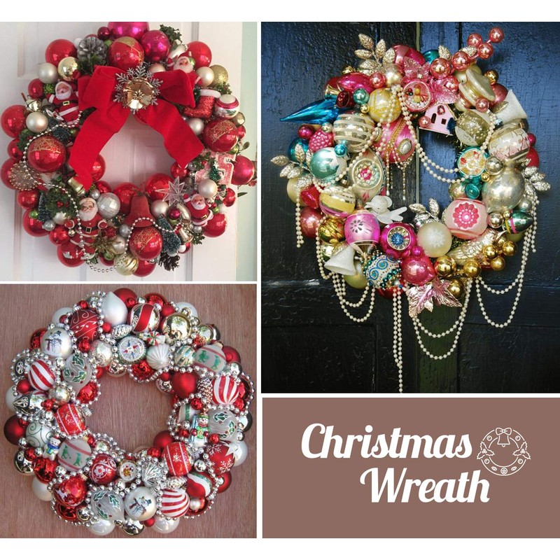 Anstore 15M Christmas Bead Chain, Christmas Bead Garlands for Christmas