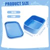 TANEMUDO 10 Pcs 2 Cup Silicone Freezer Trays with Lids