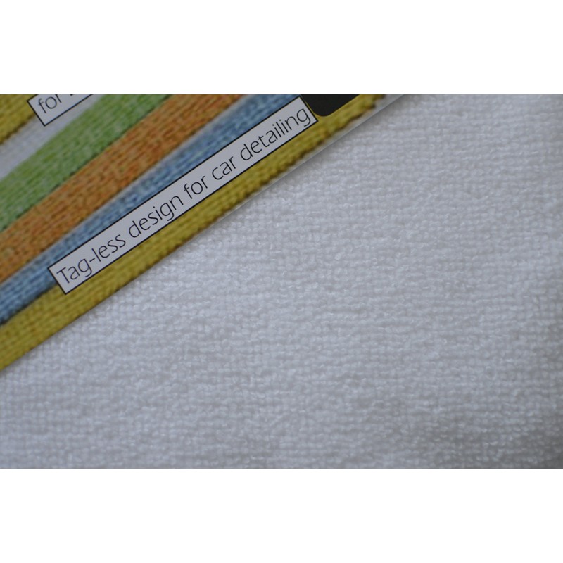 Quality Microfiber MFCW50 Cleaning Cloth, White, 50 Piece