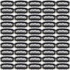 Pack of 50 Wig Clips, U-Shape Metal Snap Clips, 32