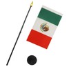 Mexico Table Flag 4'' x 6'' - Mexican Desk Flag