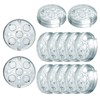 LECEHIVO 14 Pcs 293 4 Round Shallow Electrical Box Galvanized