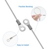 Bivethoi 10pcs Cabinet Door Restraint Kit, 30cm / 12 Inch
