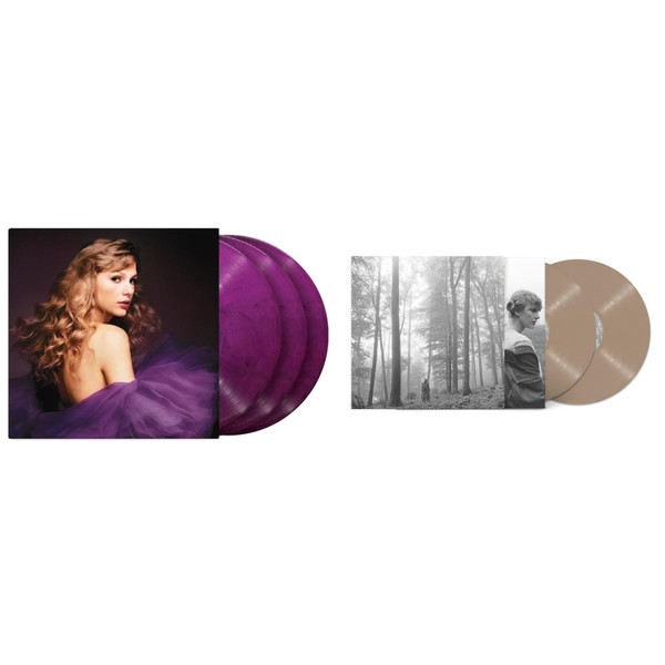 Speak Now (Taylor's Version) (Orchid Marbled Vinyl/3LP) & Folklore (X)