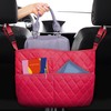 JT HOME Car Net Pocket Handbag Holder Between Seats, Luxury