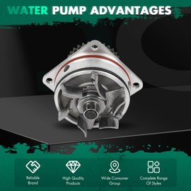 SCITOO Engine Water Pump Compatible with 2002-2012 For INFINITI,2002-2014 For Nissan,2009 For Suzuki- Replace# 43520 AW9426