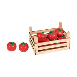 Goki 51676 - Kaufläden und Zubehör - Tomaten, Gemüsekiste