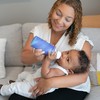Dr. Brown's Options+ Narrow Glass Bottle Sleeve, 100% Silicone, Glow-in-the-Dark,