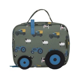 Sophie Allport - On The Farm Kids Lunch Bag, Insulated, Carry Handle, Wipe Clean - School or Nursery Packed Lunch Cool Bag for Boys and Girls