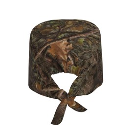 Camo Camouflage Hunting Military Jungle Leaves Trees Working Cap Scrub Cap with Sweatband Adjustable Unisex Women Tie Back Hat Nurse Surgical Caps