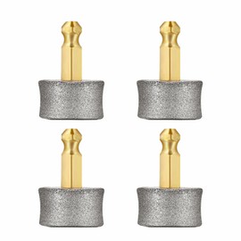 Yritma 4 Pcs Dog Nail Grinder Replacement Heads Compatible with Casfuy, Professional Diamond Tips Drill Bit Pet Nail Spare Wheels Trimmers for Large Medium and Small Dogs