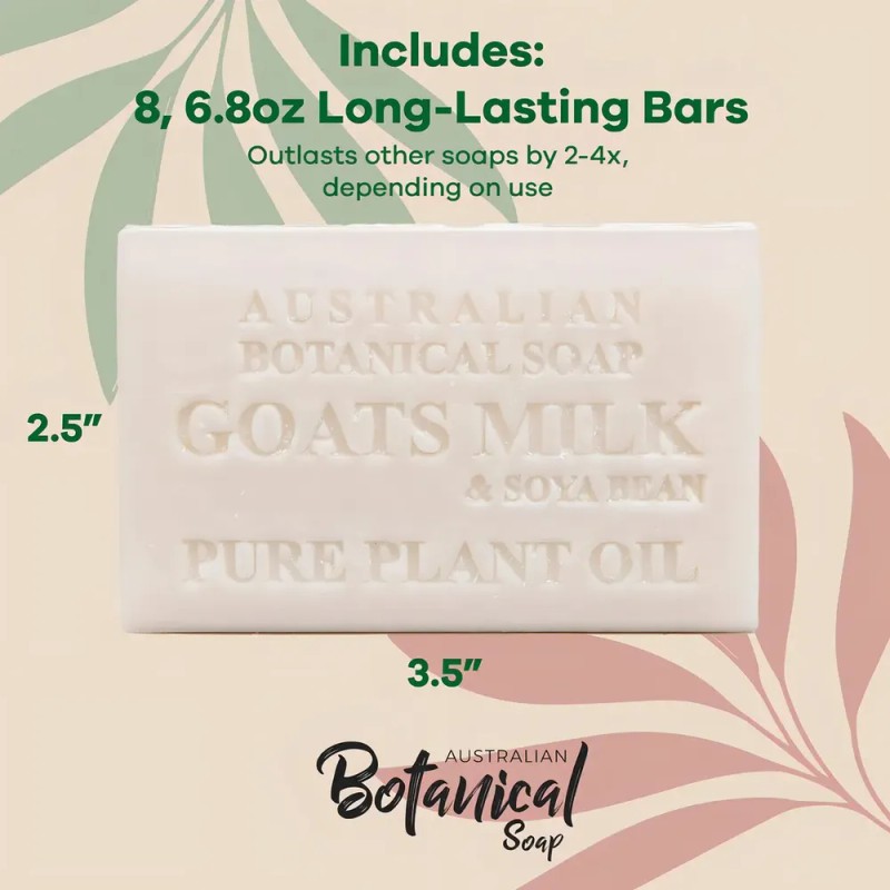 Jabón Barra Australian Botanical Soap Leche Cabra 7oz Hidratante