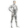 VSVO Shiny Spandex Open Face Full Bodysuit Zentai Suit for