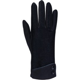 styleBREAKER 09010029 Women's Touchscreen Gloves with Ribbed Pattern and Fleece Lining, Warm Thermal Finger Gloves, Winter, darkblue