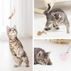 SONGWAY Cat Stick, Cat Toy, Balls, 3 Feathers, Cat Pujarashi,