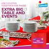 3pk Red Table Cover | 121 x 121cm Red Table