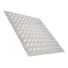 IML Regadera Cuadrada 20cm Acero Inox + Tubo Redondo L