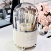 360° Rotating Eyeshadow Brush Organiser Makeup Brush Display Holder with