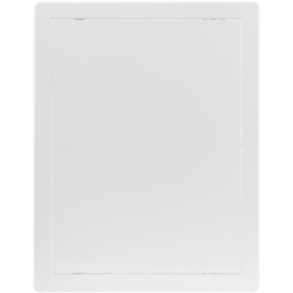 HVAC OV 10 x 13 Inch White Rectangular ABS Plastic Plumbing Access Panel - Indoor Wall Access Door for HVAC, Wall, Ceiling, and Drywall with Panel - Opening Box Door Cover - Easy to Install